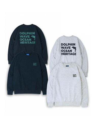 PACK] Dolphin Ocean Heritage Sweatshirt SET - DOLPHIN WAVE APPAREL - Modalova