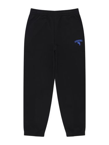 DOLPHIN CHAIN EMBROIDERY BACK BRUSHED JOGGER PANTS - DOLPHIN WAVE APPAREL - Modalova