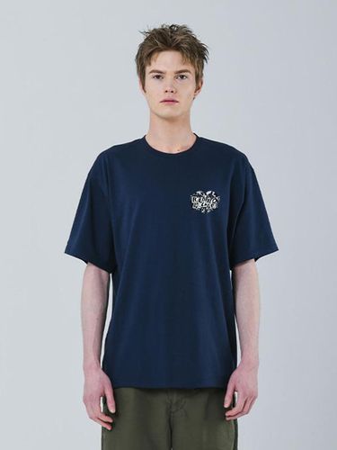 Collage Short Sleeve T-Shirt Navy - RADINEO - Modalova