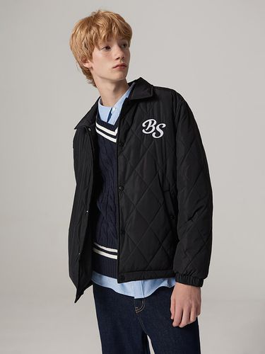 Applique Classic Quilting Padded Jacket - bensherman - Modalova