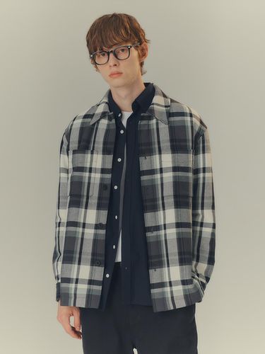 Do Good_Checkered Padded Shirt MYWS7151 - MIND BRIDGE MEN - Modalova