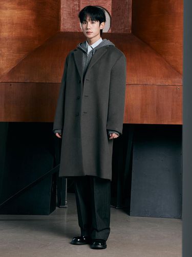 Do Good_Cashmere Single Coat MYCA7101 - MIND BRIDGE MEN - Modalova