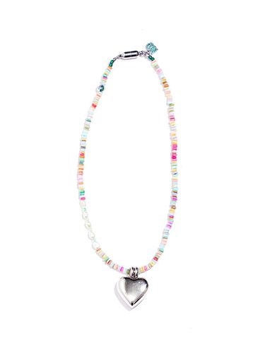 SURGiCAL HEART COLORFUL MOTHER OF PEARL NECKLACE # - niroserendipity - Modalova