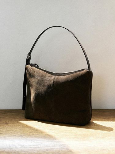 Suede shoulder bag (Brown) - ANDNEEDS - Modalova