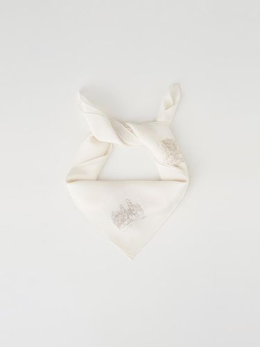 POND PRINTED SILK SCARF - Carriere - Modalova