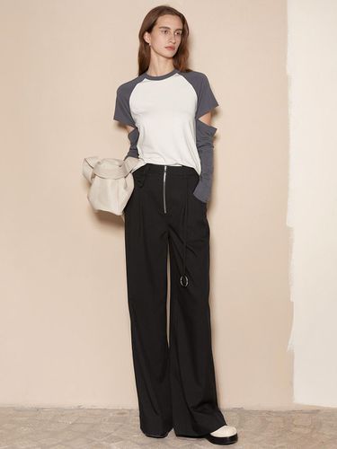 BA_Drop ring wide-leg pants - PIA STUDIO - Modalova