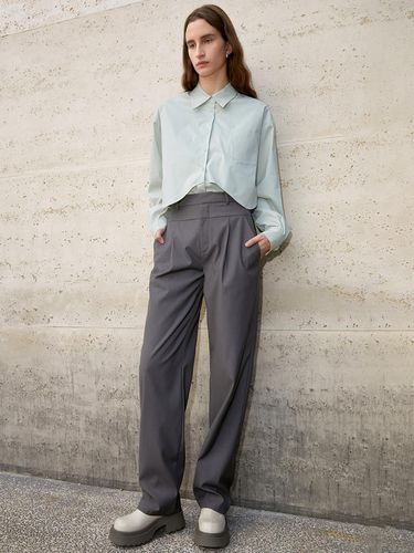 BA_Loose straight long pants - PIA STUDIO - Modalova