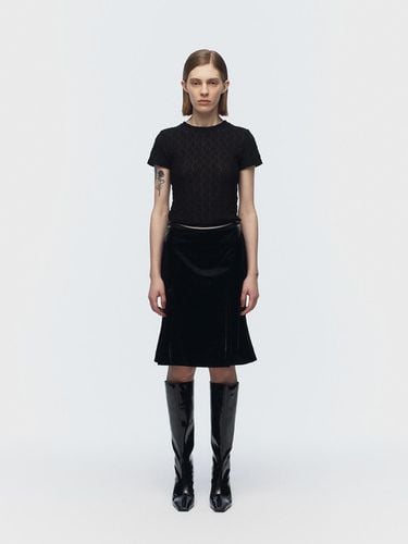 SALM flared midi skrit Black - ARIK. - Modalova