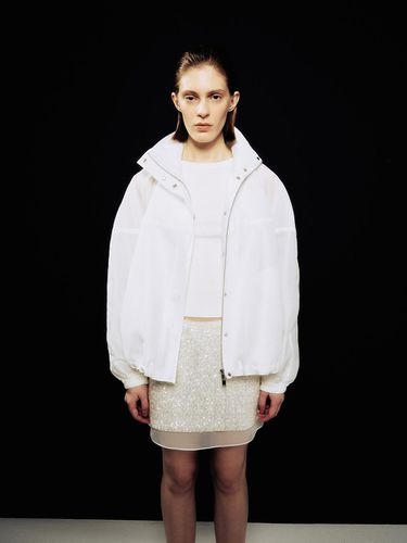 ELBA oversized bomber White - ARIK. - Modalova