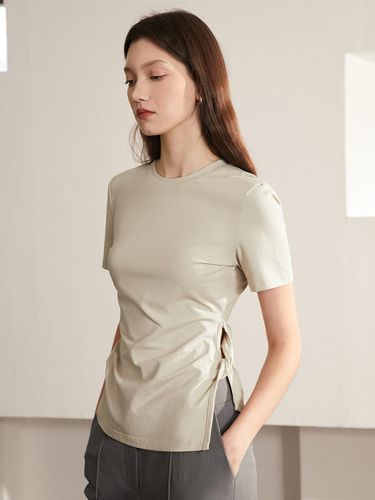 BA_Side knot top_BEIGE - PIA STUDIO - Modalova