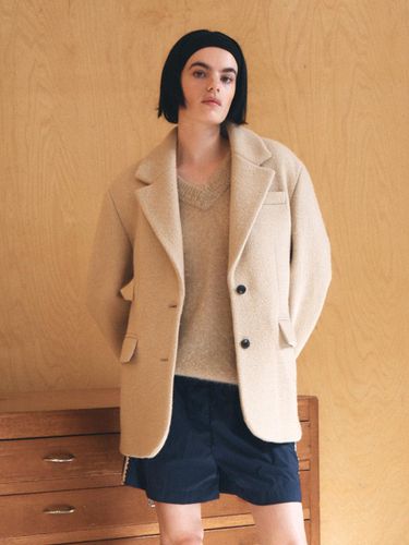 Alpaca Wool Blazer Coat - 2 Colors - FRONTROW - Modalova