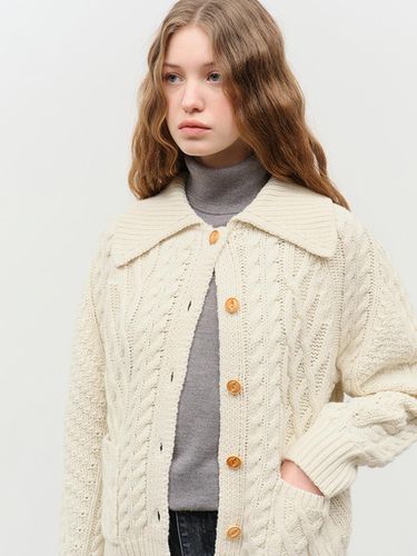 Unisex Fisherman Knit Cardigan - Dunst for WOMEN - Modalova