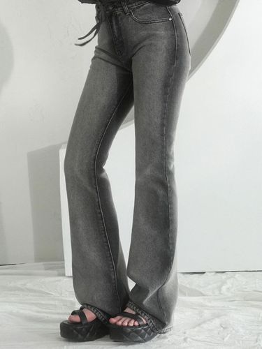 Bootscut Denim Pants_BLACK - vivacious - Modalova