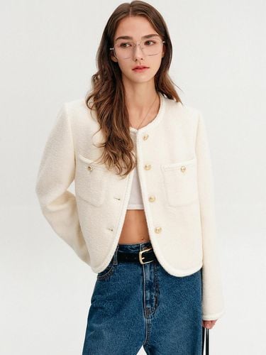 Rosie Trimmed Wool Jacket - LOOKAST - Modalova