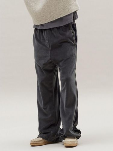 Velvet Track Pants Ash (MS4921A474) - SAND SOUND - Modalova