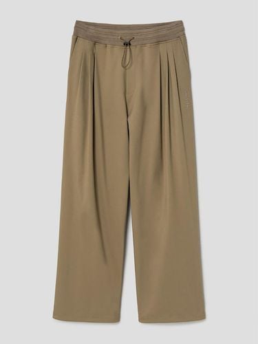 Suiting Fabric Banding Pants Yellowish Brown (MS4X - SAND SOUND - Modalova