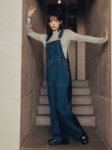 Denim corduroy mix overall JYOP722A - Jucy Judy - Modalova