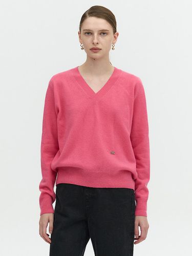 Exclusive] CASHMERE BLEND V - NECK PULLOVER - L’H.A.S - Modalova