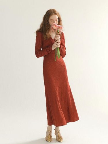 Red silhouette long dress - Sincethen - Modalova