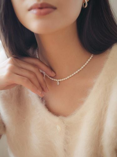 SW4067 Romantic pearl necklace_Silver - TILLIDIE - Modalova