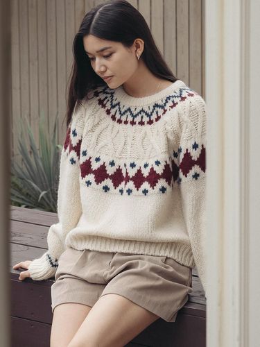 Dia Twisted Wool Blended Knit - TILLIDIE - Modalova