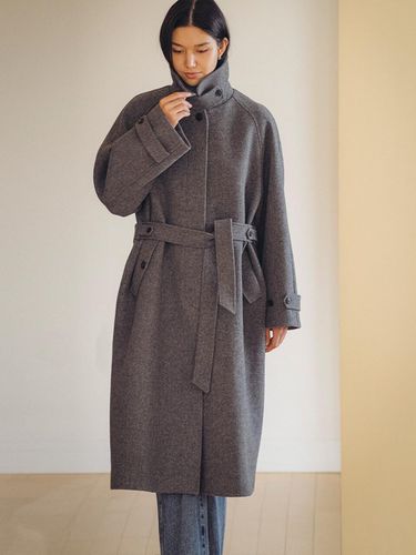 Wool Premium Maxi Raglan Coat - TILLIDIE - Modalova