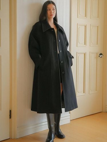 Silt Wool Maxi Coat - Black - TILLIDIE - Modalova