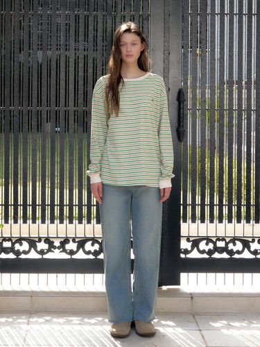 S stripe long sleeve t shirts ( - ) - hetherment - Modalova