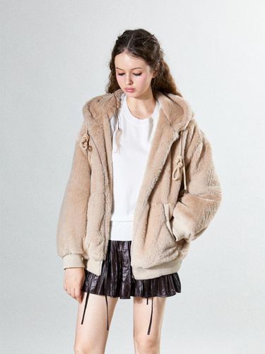 Oversized Fur Jacket (BEIGE) - koolkitten - Modalova