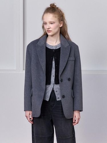 Oversized-Fit Tailed Coat JYCA720C - Jucy Judy - Modalova