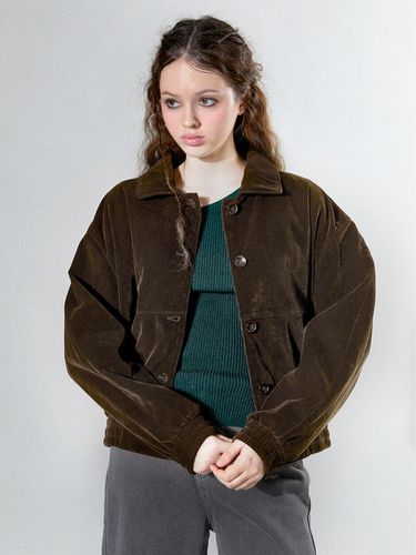 Everyday Velvet Jacket (BROWN) - koolkitten - Modalova