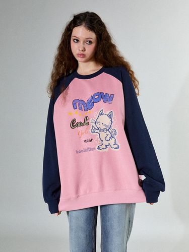 MEOW Sweatshirt (PINK) - koolkitten - Modalova