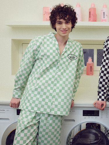 Exclusive]Checkerboard men pajamas - BALCONY in SUITE - Modalova