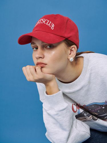 Sportsclub Ball Cap (RED) - The Sweat. - Modalova