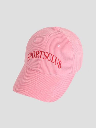 Sportsclub Corduroy Ball Cap (PINK) - The Sweat. - Modalova