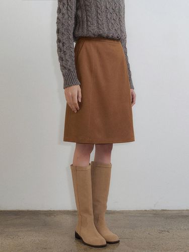 Ben Suede Skirt in Brown - LO61 - Modalova