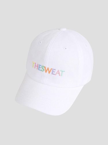 Multi Logo Ball Cap (WHITE) - The Sweat. - Modalova