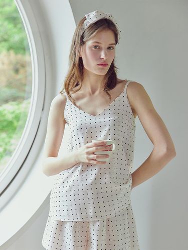 BCUHT] Line dot sleeveless set Light pink - BALCONY in SUITE - Modalova