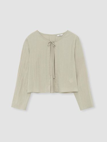 Light Knot Blouse (Light khaki) - tetu - Modalova