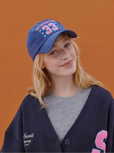 Sportsclub Star Ball Cap (NAVY) - The Sweat. - Modalova