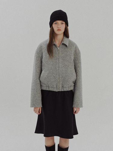 Flower Wool Jumper in Grey - LO61 - Modalova