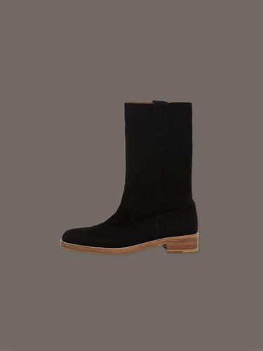 SUEDE LONG BOOTS (BLACK) - SAGEMENT - Modalova