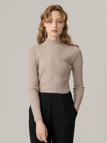 Molliolli MOCK NECK KNIT [7color] - molliolli - Modalova