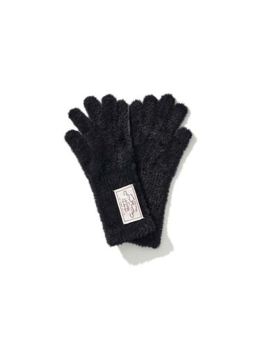 Lotsyou_Puppy Fuzzy Gloves Black - LOTS YOU - Modalova