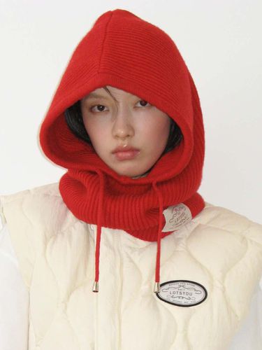 Lotsyou_Cha Cha Hoodie Warmer Red - LOTS YOU - Modalova