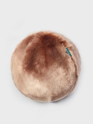 FUR BALL CUSHION [rose] 30x30 - molliolli - Modalova