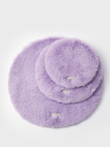 COSTER eco fur mini rug [pueple] 3size - molliolli - Modalova