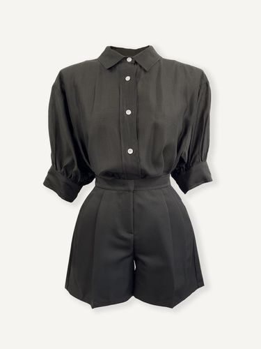 Sheer summer blouse_black - a.riff - Modalova