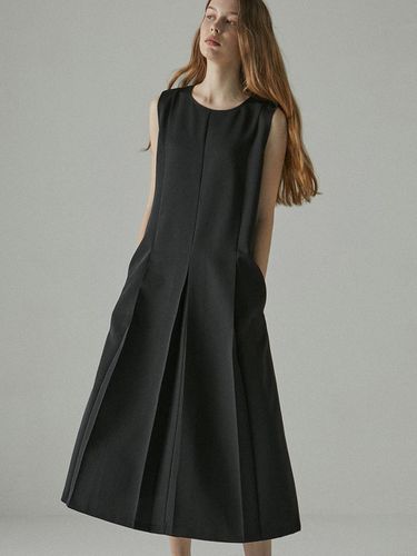 Exclusive] Maxi Pleated Layered Sleeveless dress - a.riff - Modalova