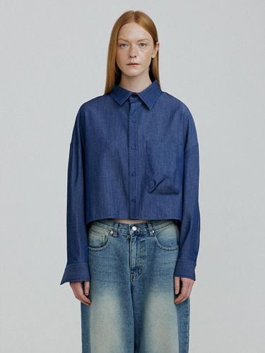 CRO overfit crop denim shirts [] - molliolli - Modalova